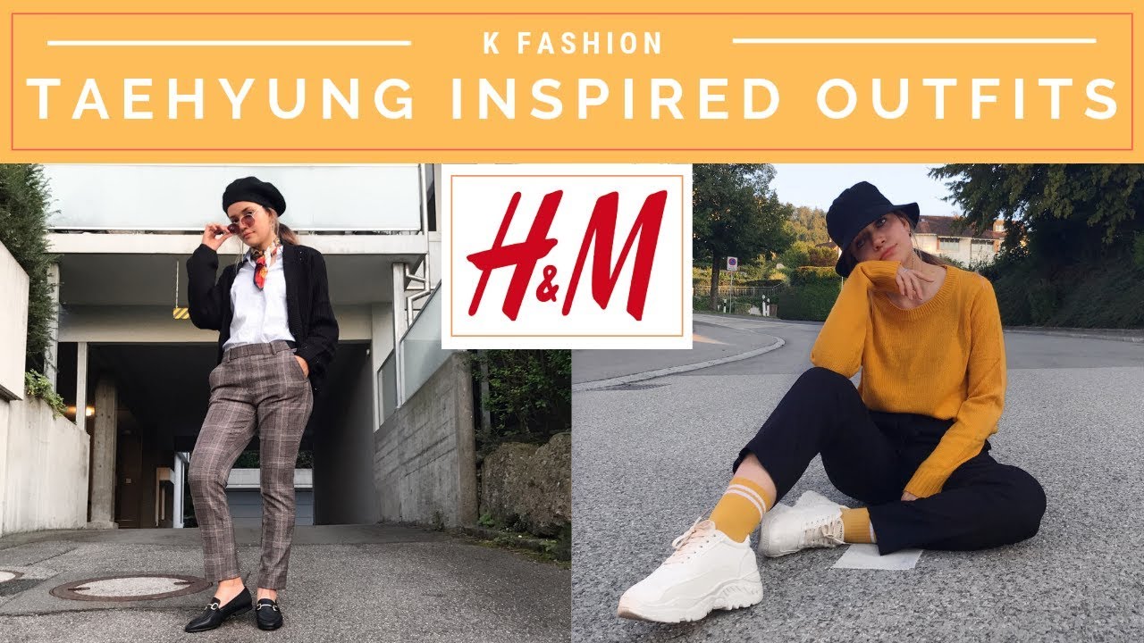 Kim Taehyung (V) outfit inspiration | H&M | BTS fashion - YouTube