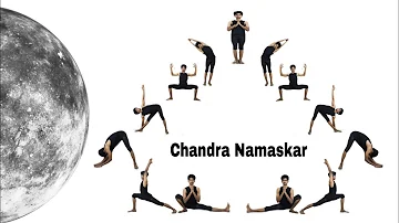 Chandra Namaskar|Step by Step Moon Salutation |Lunar Yoga|San Yoga Studio