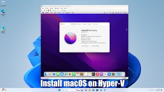 How To Install Macos On Hyper-V