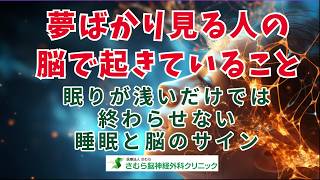 夢ばかり見る人の脳で起きていること　眠りが浅いだけでは終わらせない睡眠と脳のサイン