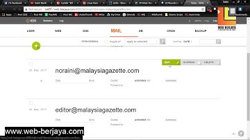 Auto forward email in VestaCP
