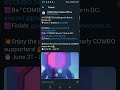 Combo Early Supporters Event