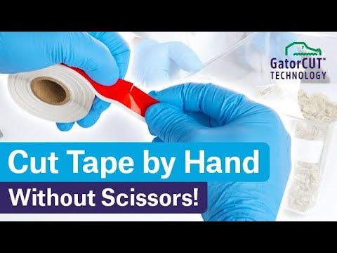 GatorCUT™ Cut Laboratory Tape by Hand