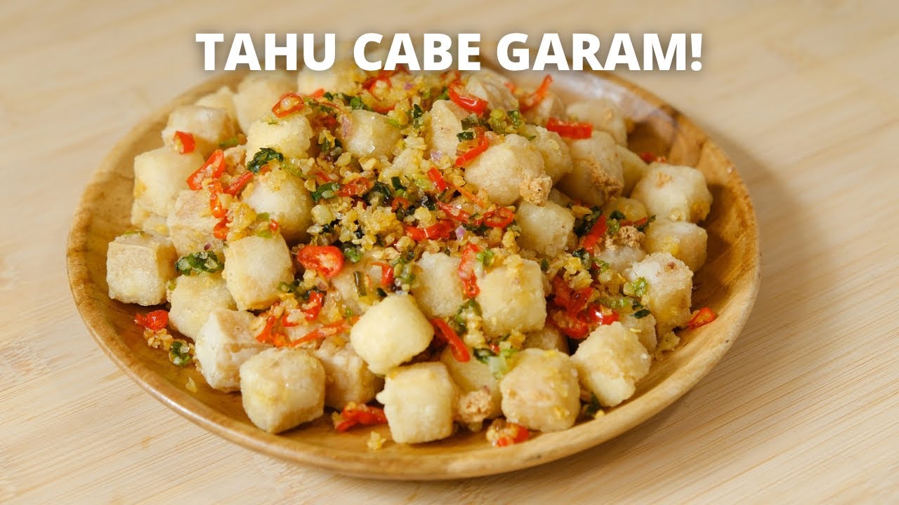 100% gurih garing! TAHU CABE GARAM!