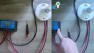 Configuración completa de Controlador de carga PWM. Super completo