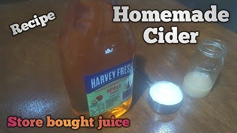 Homebrew "Scrumpy" Cider - Using store bought juice