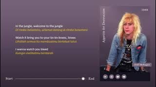Guns N' Roses - Wecome to the Jungle (Lyrics) | Lirik Terjemahan