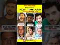 Peddi movie actors remuneration #janvikapoor #ramcharan #peddi