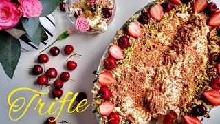 How to make a one layer Trifle. Easy Recipe / Delicious/ Hello Festive season. Cape Malay.