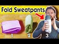 3 Clever Ways to Fold Sweatpants (and Save Space)