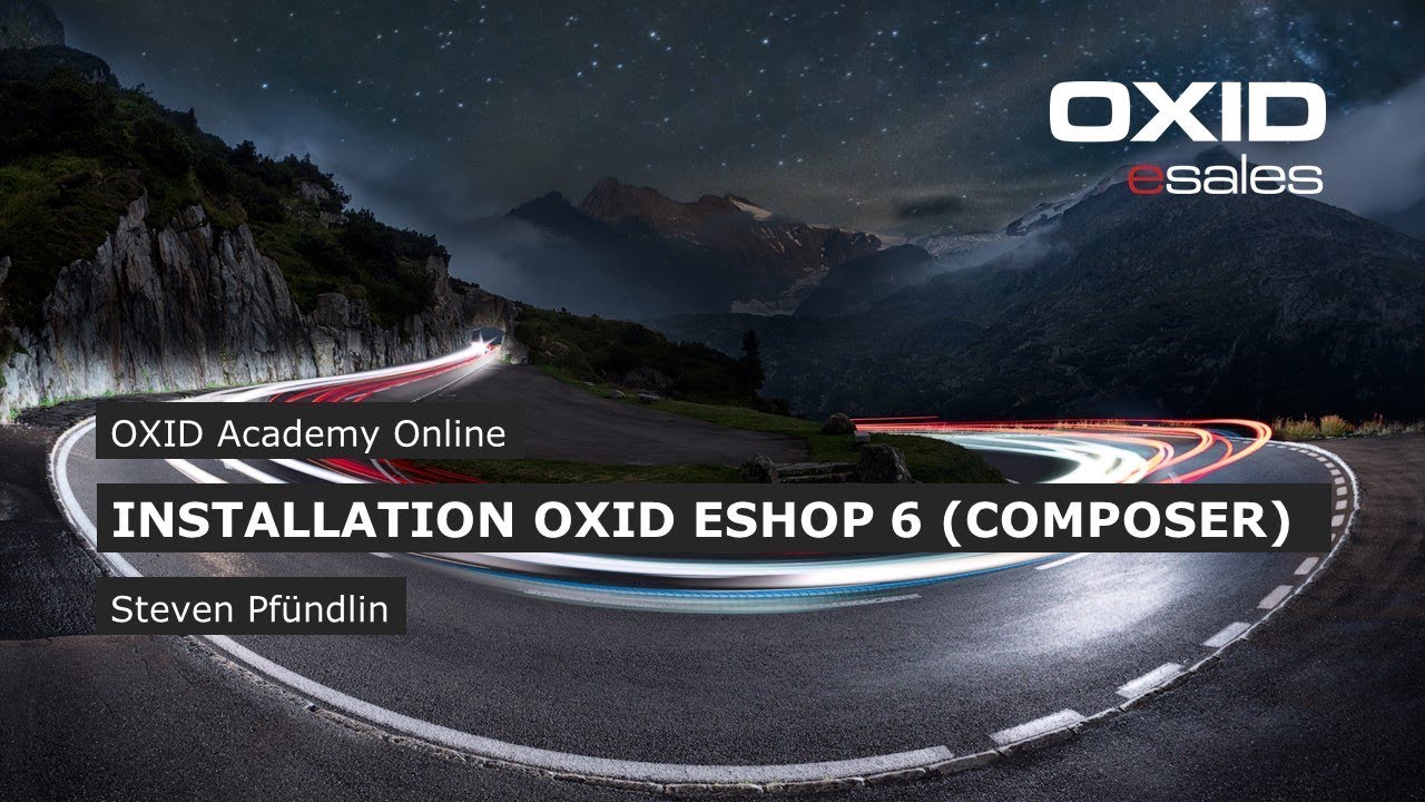 OXID Academy - Installation OXID eShop 6 - YouTube