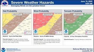 NWS Louisville: Severe Weather Expected June 18th, 2025
