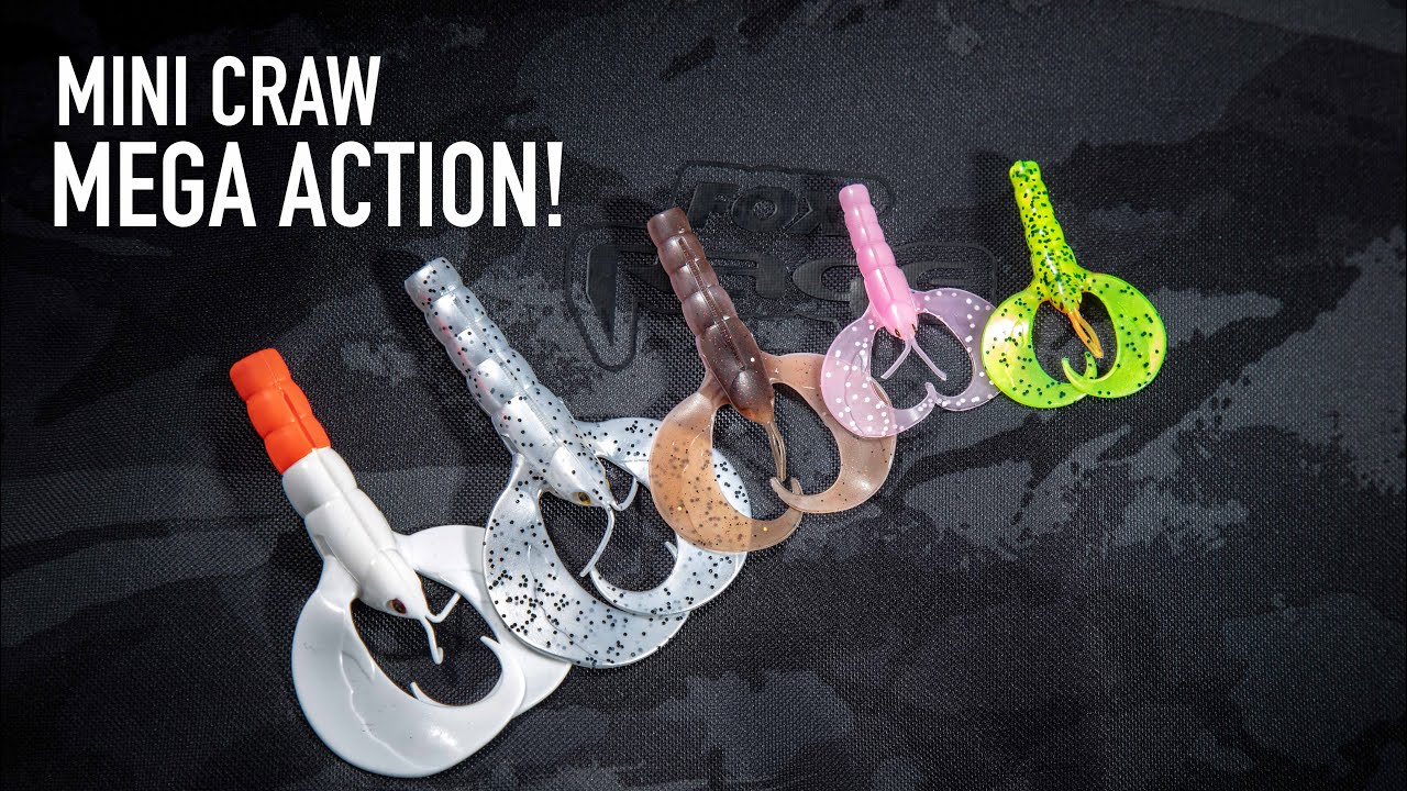 AMAZING TWIN TAIL ACTION LURE | Fox Rage Mini Craw