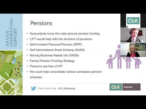 LIFT Financial webinar - How a financial planner dovetails with accountants and solicitors