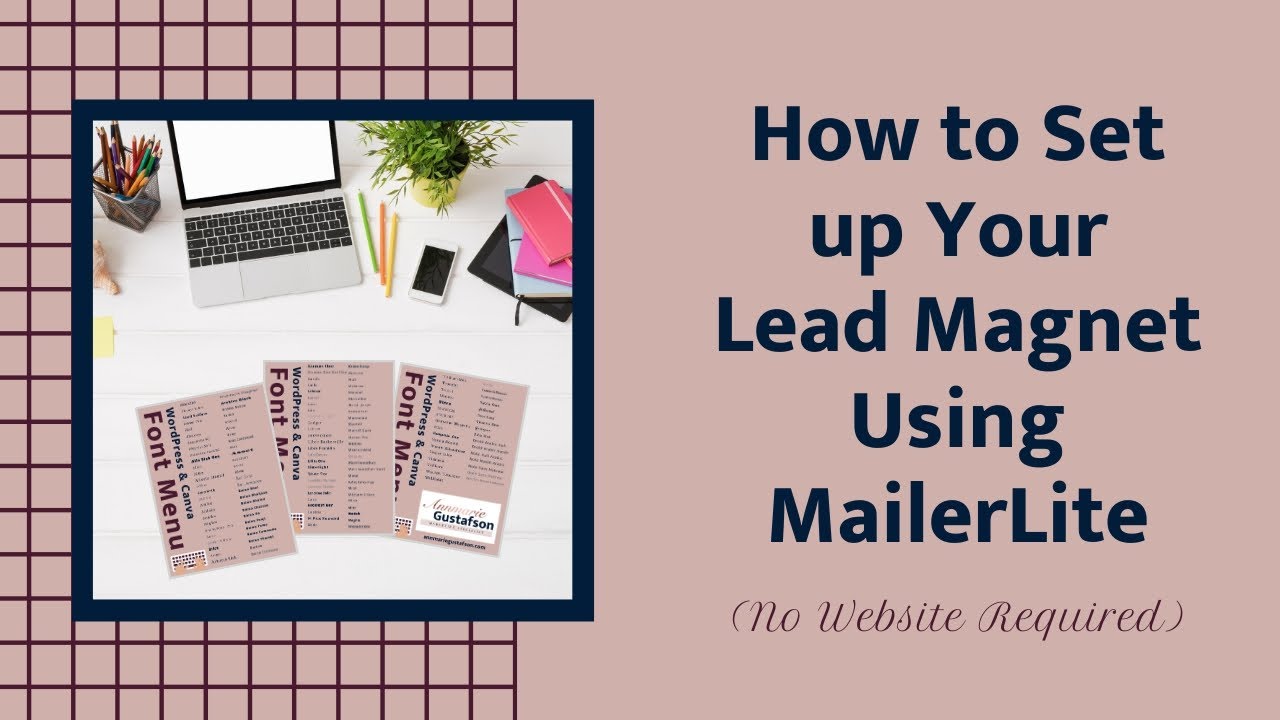 How to Set up Your Lead Using MailerLite (No site Required) YouTube