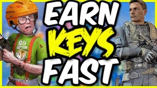 EARN LOTS OF KEYS FAST!! MULTIPLAYER/ZOMBIES IN SPACELAND! HOW TO/GUIDE INFINITE WARFARE!