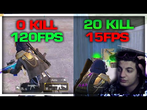 15 FPS ით მოვიგე? 1KILL = LOW FPS ჩელენჯი PUBG MOBILE