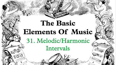 Lesson 31: Melodic and Harmonic Intervals - Basic Elements of Music by SARAHTIM Music Publishing