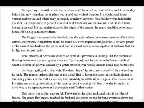 Leiningen Vs The Ants Reading 2 Youtube