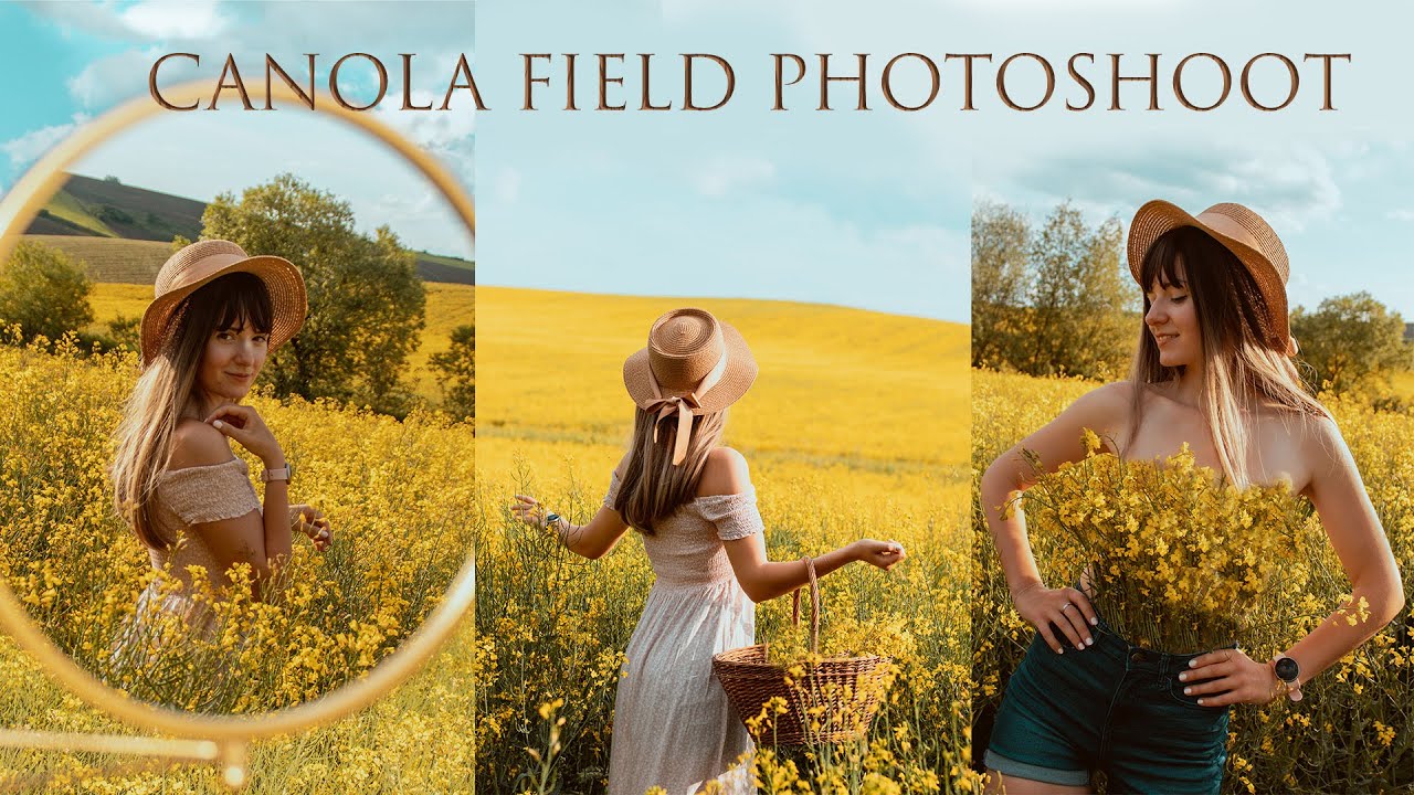 📷 Canola Field Photoshoot Behind The Scenes