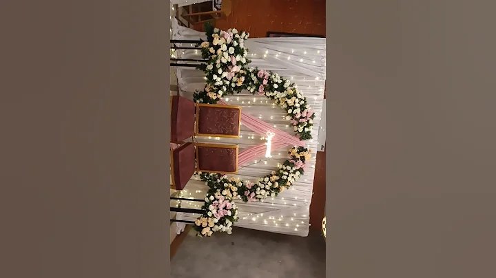 Beautiful Engagement Decoration #engagement #decor#decoration #customized#ytshorts #shorts#beautiful