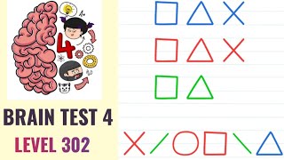 🧠 Brain Test 4 Level 302 | Solve this puzzle | Walkthrough