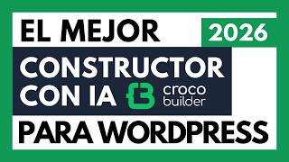 CrocoBuilder Tutorial 2026 ✅ Best AI Website Builder for WordPress 2026
