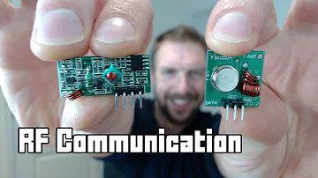 Learn how to use cheap 433MHz radio transmitters and receiver modules to send data between Arduinos.