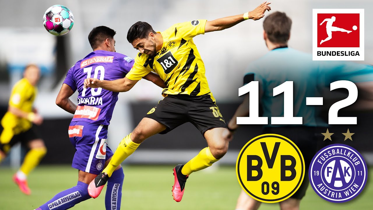 Borussia Dortmund - Austria Wien 11-2 I Highlights I Sancho & Bellingham shine