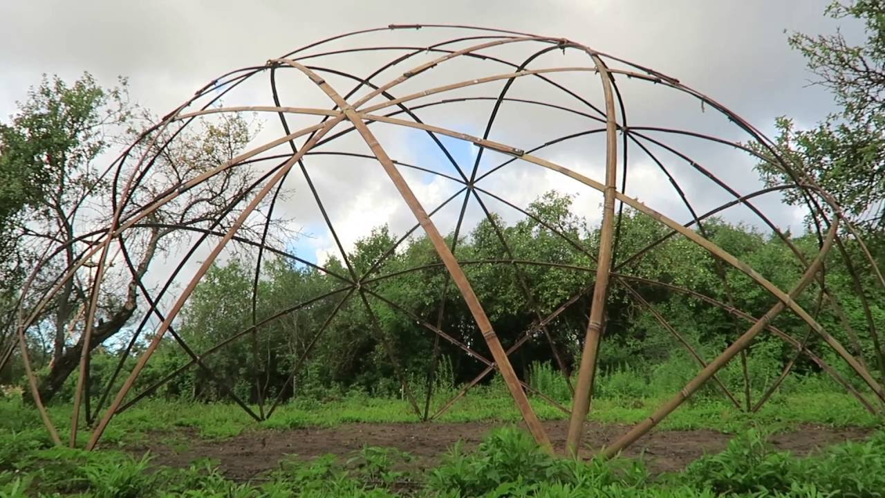 Amazing bamboo  geodome made in a simple way YouTube