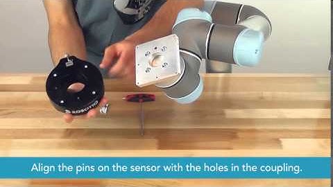 Como instalar sensor FT150 en Universal Robots