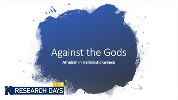 Against the Gods: Atheism in Hellenistic Greece