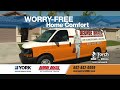 George Brazil Air Conditioning &amp; Heating - Now offering Worry-Free Home Comfort by York®