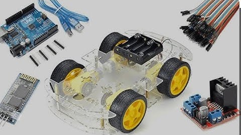 4WD Bluetooth kontrollü araba yapımı (uzaktan kumandalı telefon)