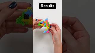 Tiedye Dolphin Perler Beads #satisfying #satisfyingvideo #perlerbead #perler #perlerbeadart #shorts