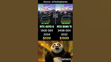 RTX 4070 Super VS RTX 3090 Ti GPU ✅ #Gaming #PCGaming #Nvidia #RTX #GPU #Geforce #pcgamer #NVDA