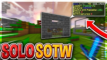 Traqqer went SOLO? + Late to SOTW | CavePvP HCF