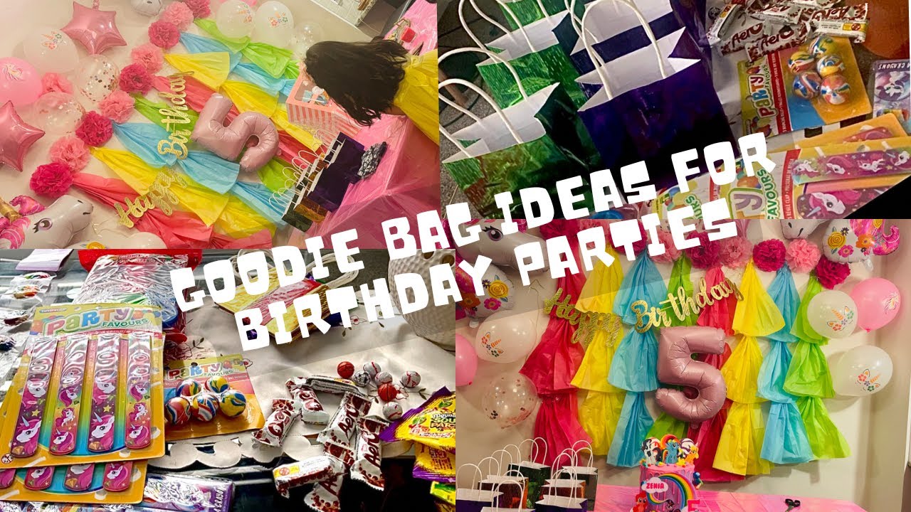 Birthday Goodie Bags / Unicorn Party Favors Ideas, Cheap & Affordable