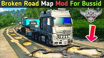 Map Mod Bussid 3.7- New Broken Road Map Mod for bus simulator Indonesia by AS gaming 295