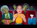 How to get zombies into the cinema! Zombie foster family in real life!