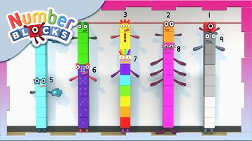 @Numberblocks- Ten Friends 🌈 | Learn to Count