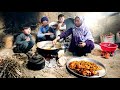 This is the daily chores of mountain life  village life in afghanistan  ebrahim danish