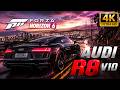 Audi R8 V10 Gameplay in Forza Horizon 6 | Ultra Realistic Graphics 4K