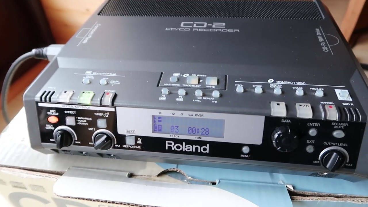 Roland CF/CD Recorder CD-2ポータブルプレーヤー