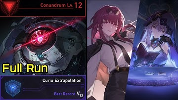 Conundrum Lv.12 Kafka & Black Swan Curio Extrapolation Dice Full Run Nihility Path