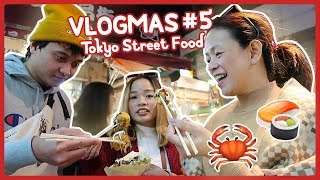 FOOD TRIP SA TOKYO! (Snowcrab, Yakiniku, Sushi and more) | VLOGMAS #5