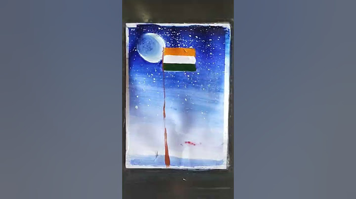 Easy Republic day painting | 26th January | Easy Independence Day drawing | 15th August #shorts