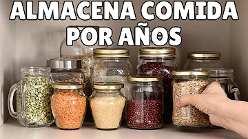 ¿Cómo almacenar alimentos de forma correcta?