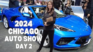 2024 Chicago Auto Show, Day 2 | walking Tour, February 11, 2024 [4k 60fps]