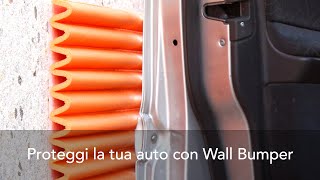 Video: Wall Bumper di design Paracolpi Garage per proteggere le portiere della macchina | Set da 2 Strisce Adesive Ammortizzanti